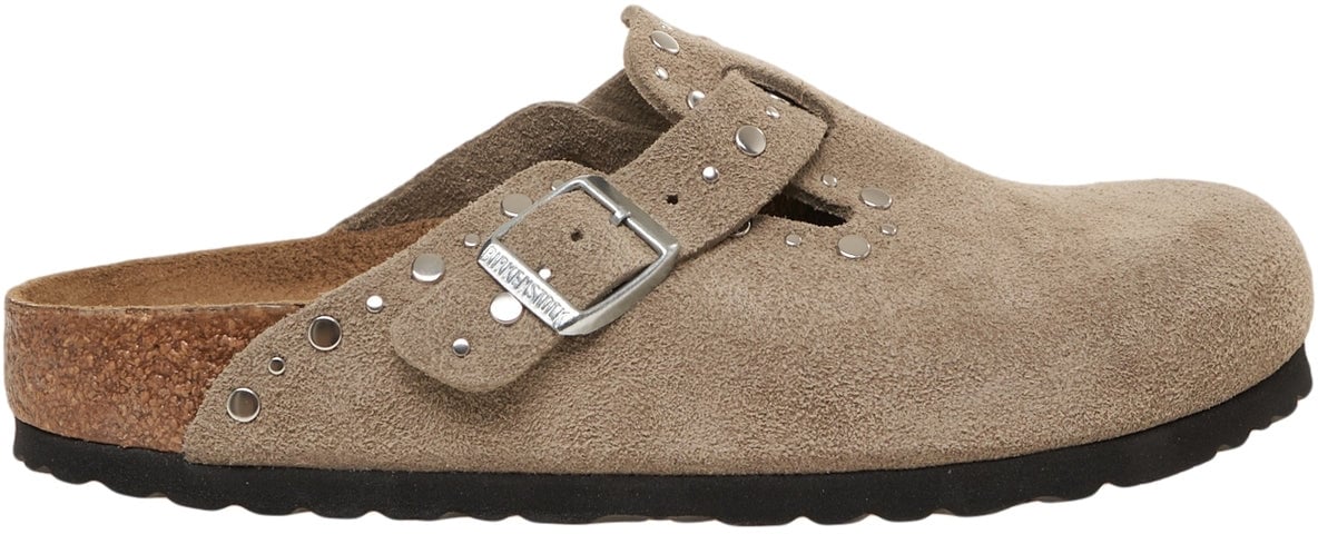 Birkenstock Clogs 'Boston' Taupe