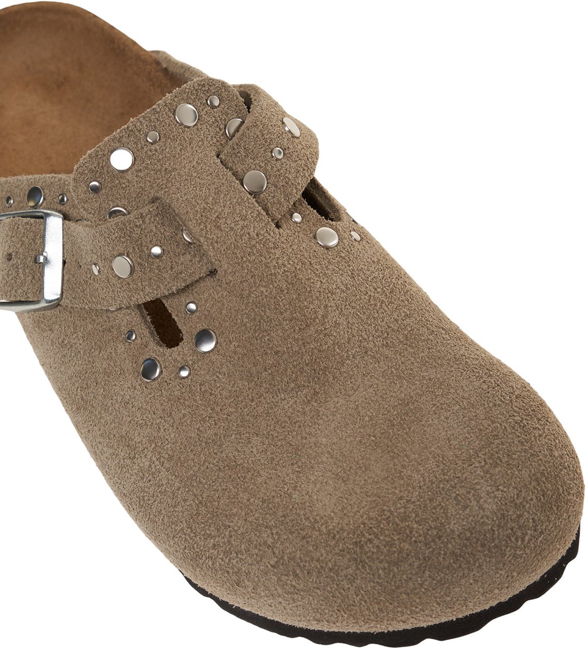 Birkenstock Clogs 'Boston' Taupe