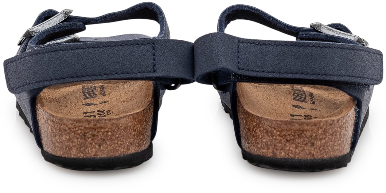 Birkenstock Sandalo con doppia fascia e cinturino posteriore Navy
