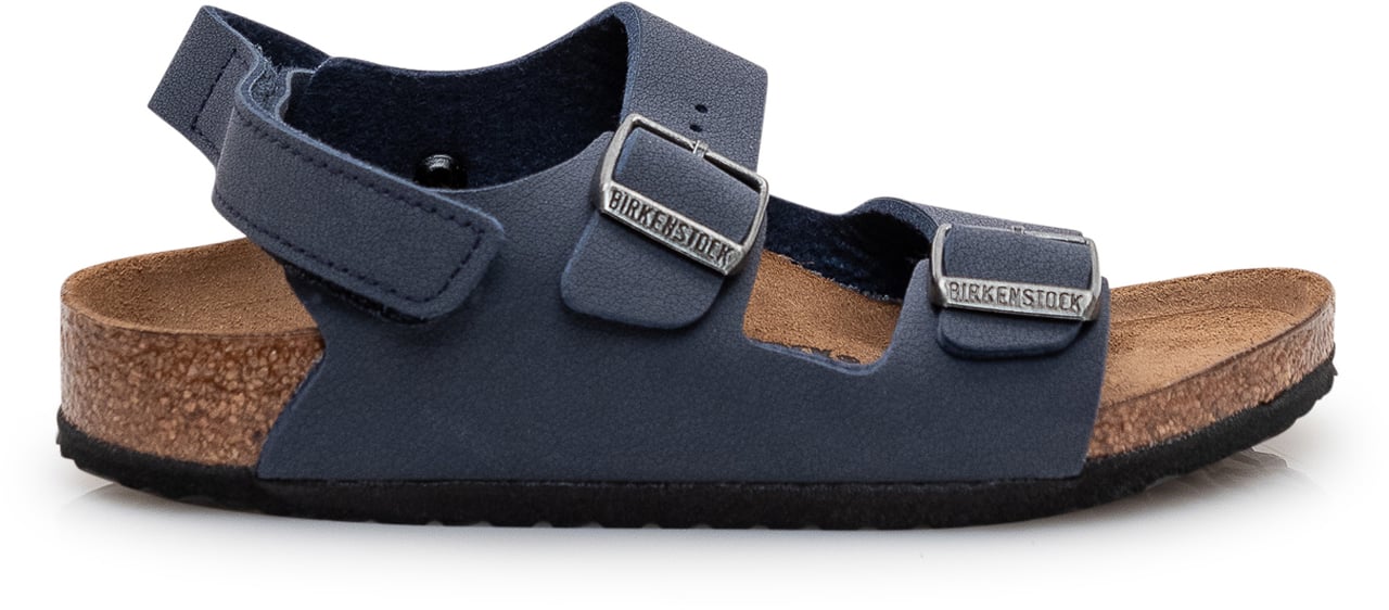 Birkenstock Sandalo con doppia fascia e cinturino posteriore Navy