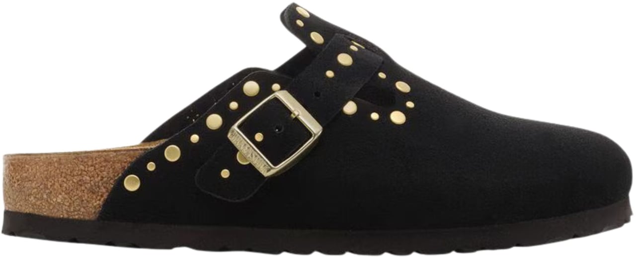 Birkenstock Birkenstock Boston Rivet Slippers Zwart 1030491 Zwart