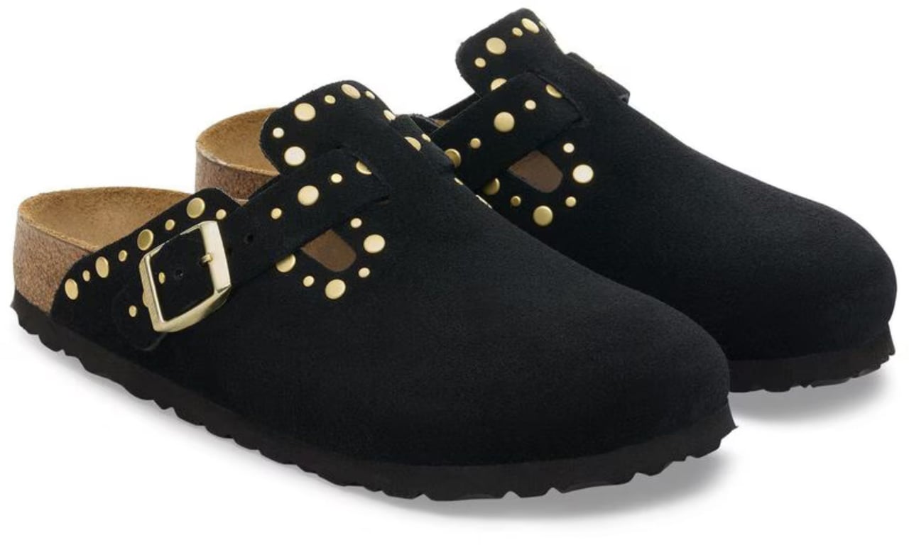 Birkenstock Birkenstock Boston Rivet Slippers Zwart 1030491 Zwart