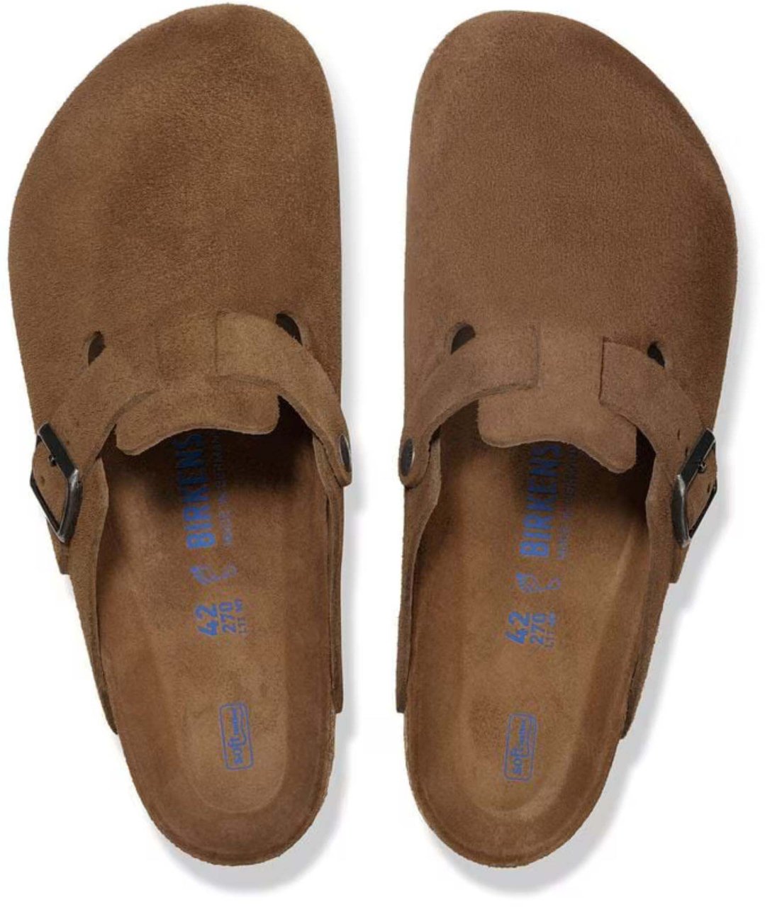 Birkenstock Birkenstock Boston Slippers Cognac 1030861 Bruin