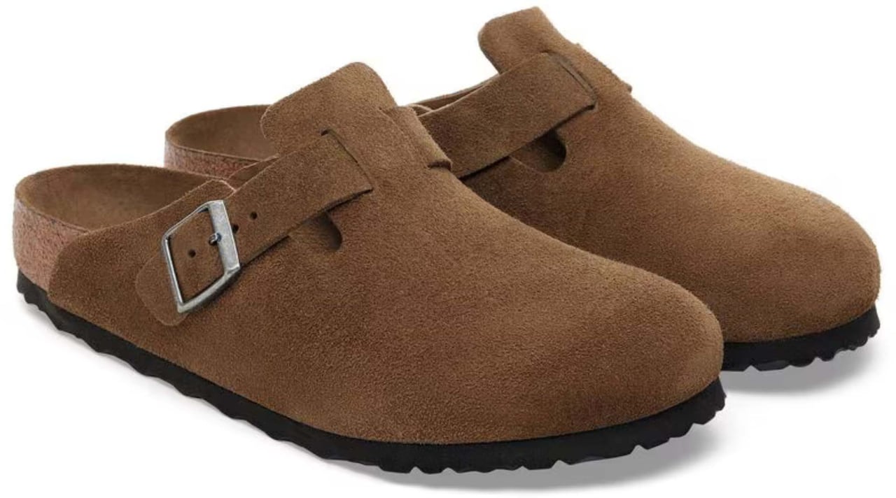 Birkenstock Birkenstock Boston Slippers Cognac 1030861 Bruin