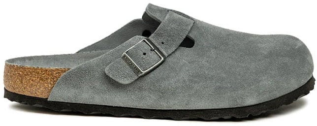 Birkenstock BOSTON BS BASALT GRAY TONAL FB Grijs