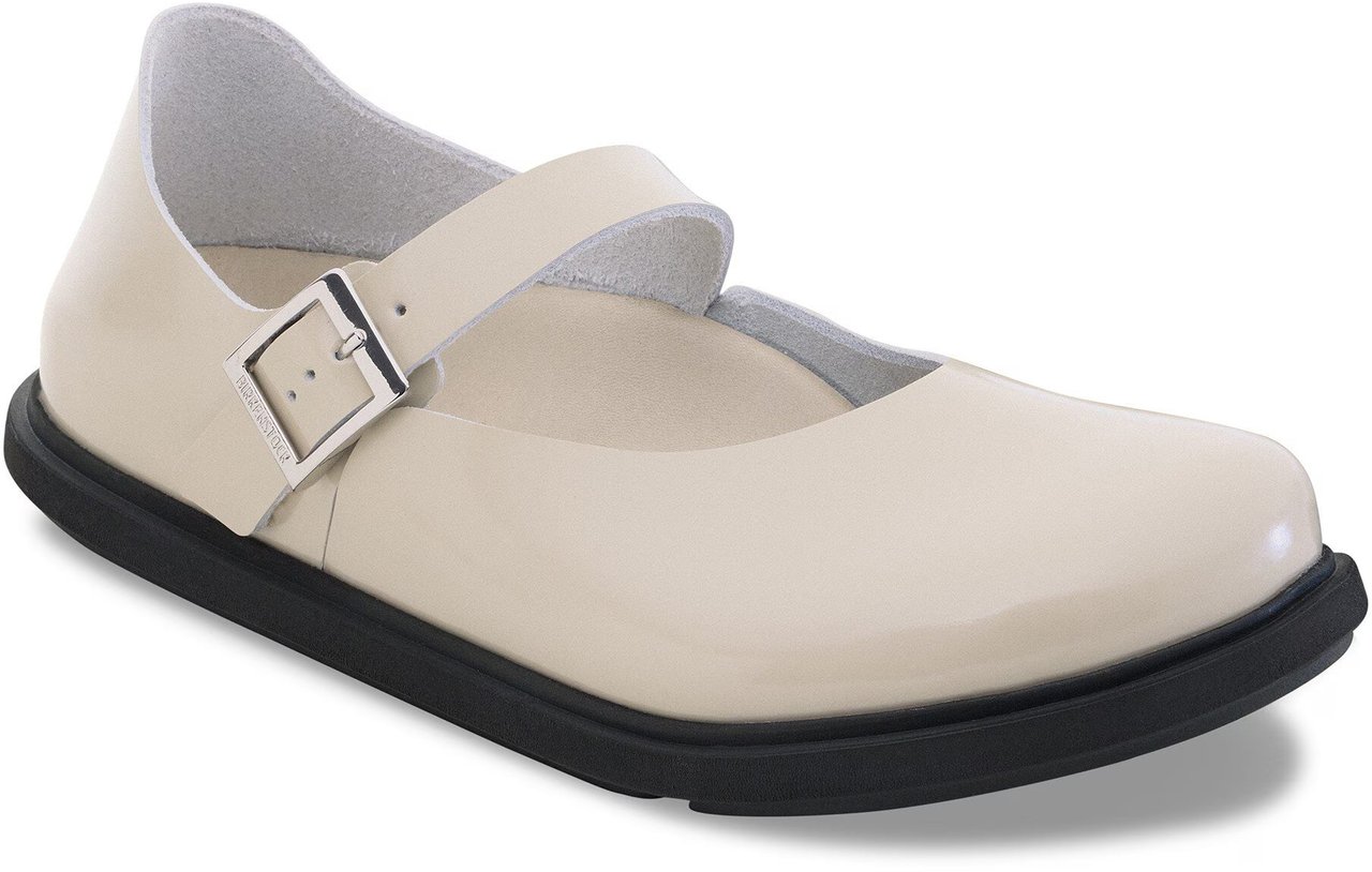 Birkenstock MANTOVA CUP SOLE HIGH SHINE OYSTER Neutraal