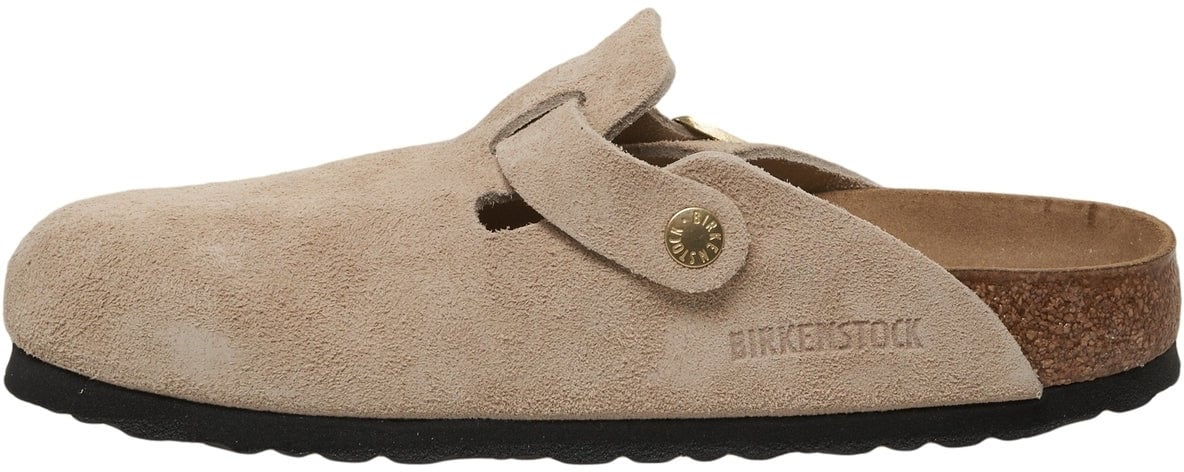 Birkenstock Clogs 'Boston' Beige