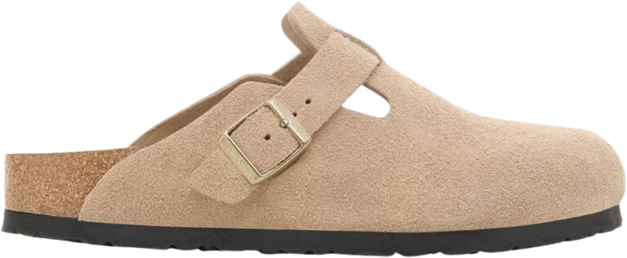 Birkenstock Boston Bs Narrow Slippers Zand 1030883 Beige