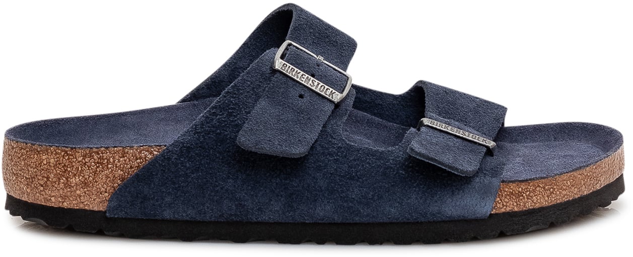 Birkenstock Sandali Arizona con Doppia Fibbie Navy