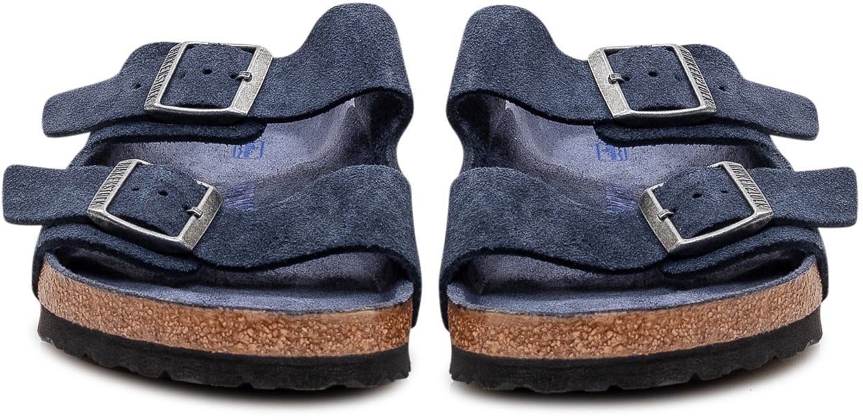 Birkenstock Sandali Arizona con Doppia Fibbie Navy