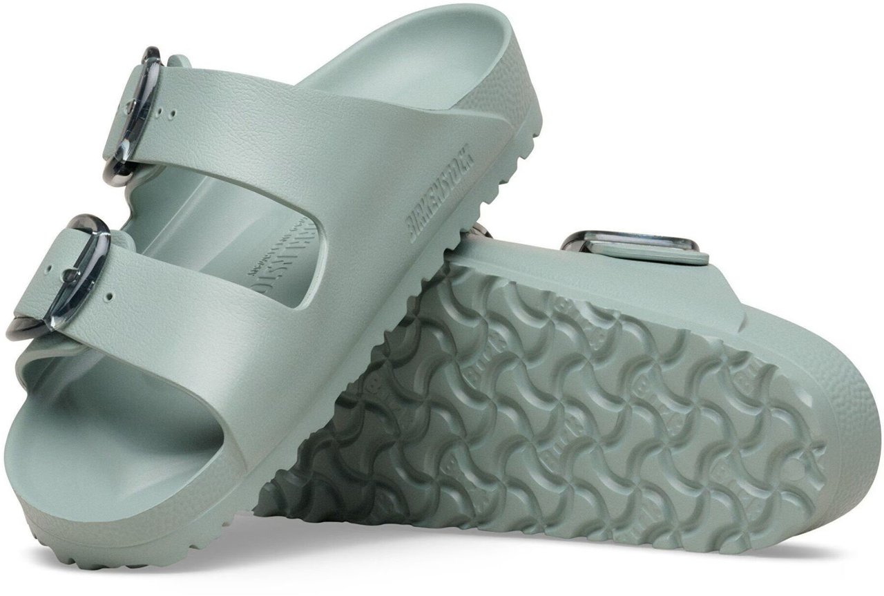 Birkenstock Birkenstock Arizona Big Buckle Narrow Slippers Lichtgroen 1031301 Groen