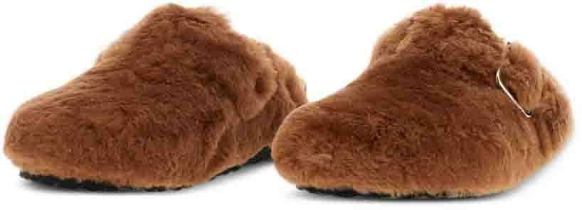 Birkenstock Flat Shoes Brown Bruin