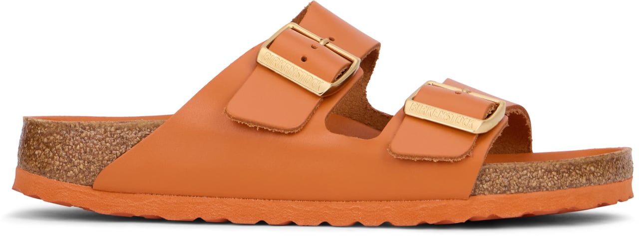 Birkenstock Two strap sandals in leather Oranje