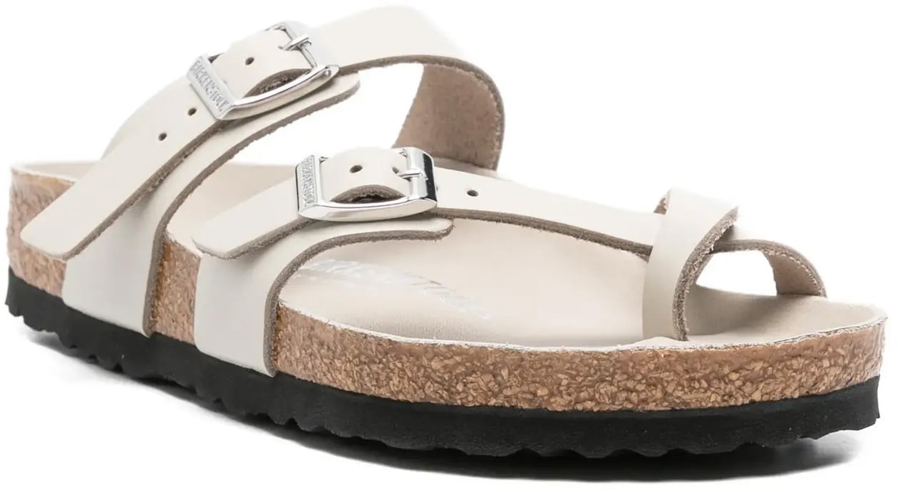 Birkenstock Mayari Cuir Naturel New Dressy Oyster Divers