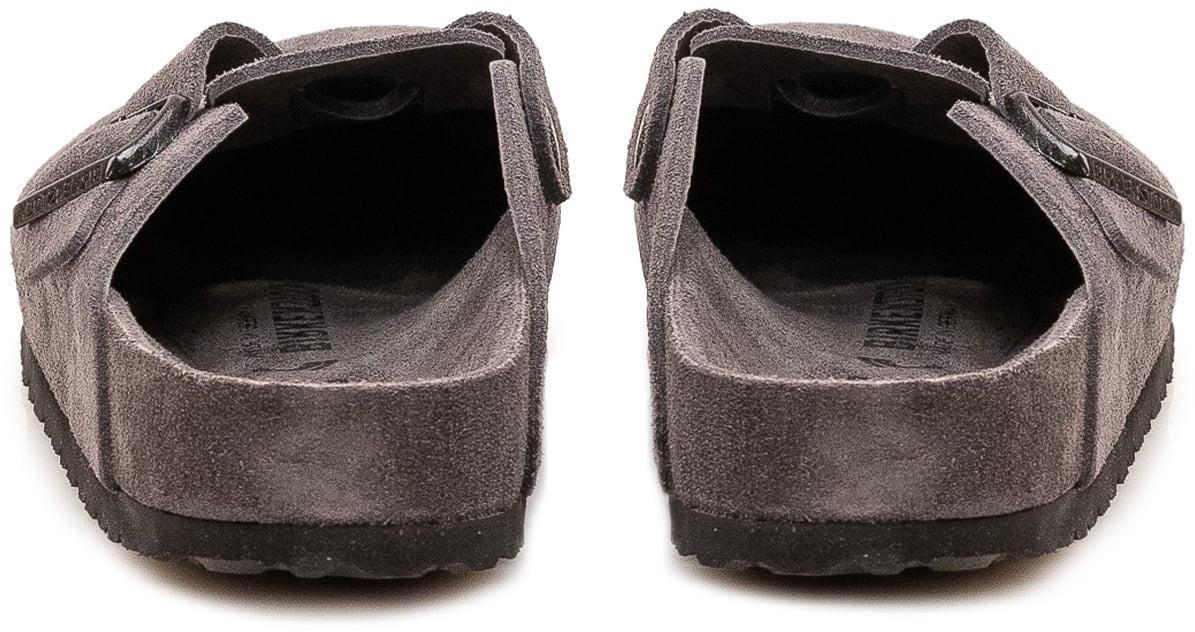 Birkenstock Sabot Boston con Fibbia Taupe
