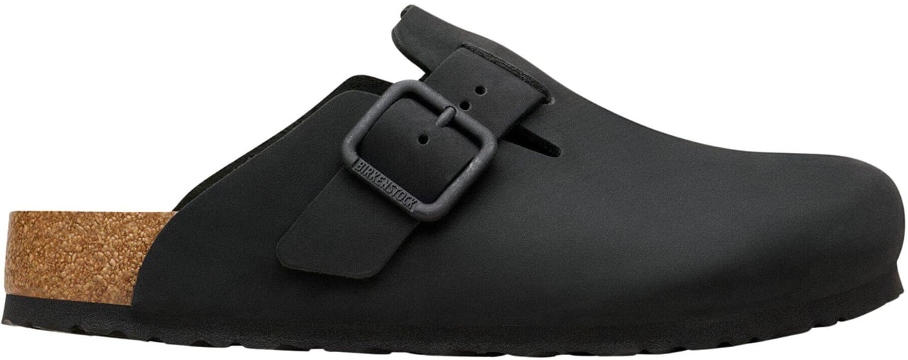 Birkenstock Boston Wb Narrow Slippers Zwart 1031575 Zwart