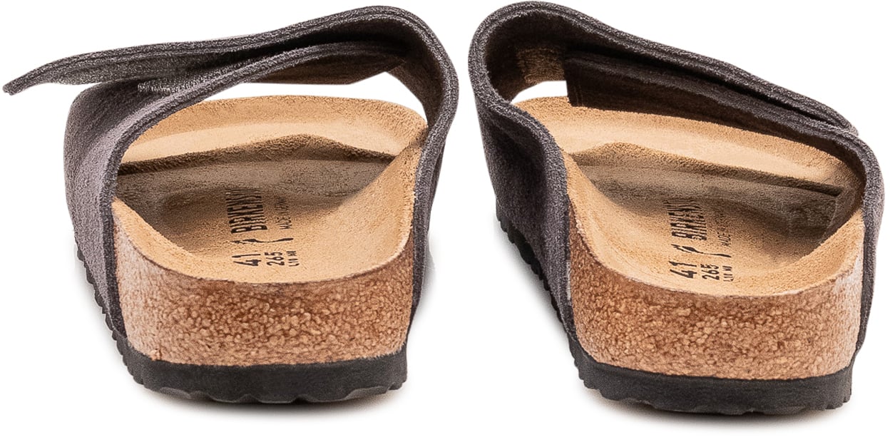Birkenstock Sandali Solana con Fascia e Chiusura a Strappo Taupe