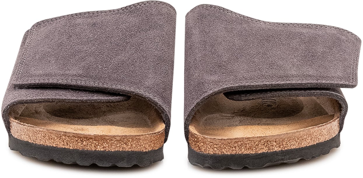 Birkenstock Sandali Solana con Fascia e Chiusura a Strappo Taupe