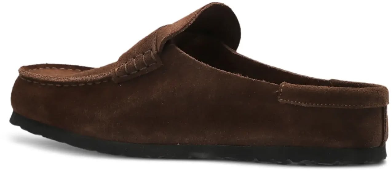 Birkenstock Naples Wrapped Suede Leather Carafe Bruin