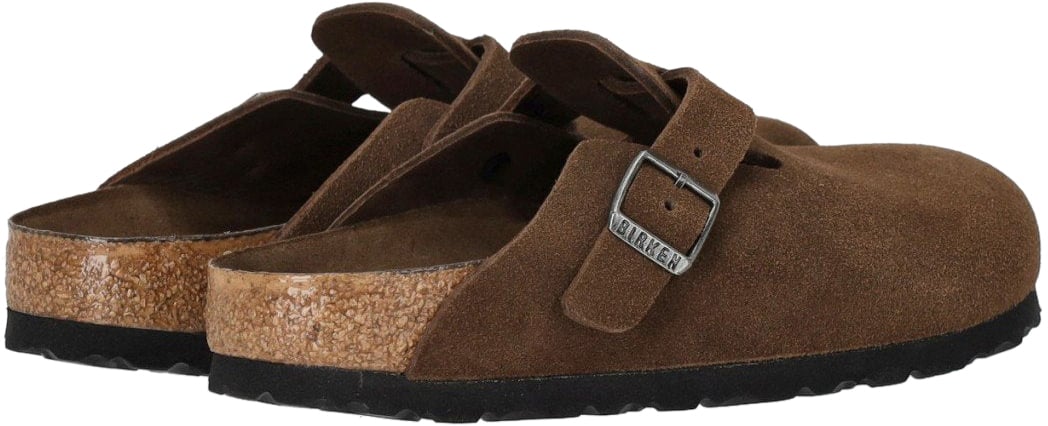 BIRKENSTOCK BOSTON SOFT FOOTBED CARAFE TONAL CLOG Bruin