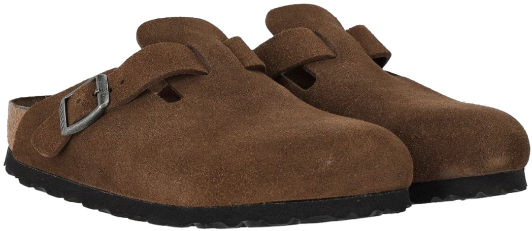 BIRKENSTOCK BOSTON SOFT FOOTBED CARAFE TONAL CLOG Bruin