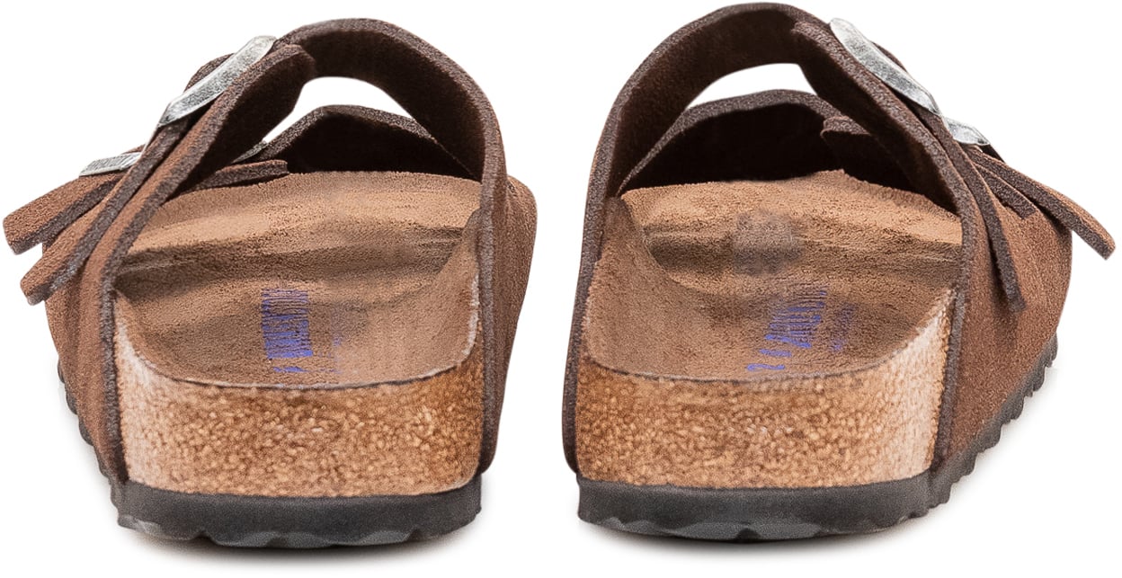 Birkenstock Sandali Arizona a Doppia Fascia con Fibbie Bruin
