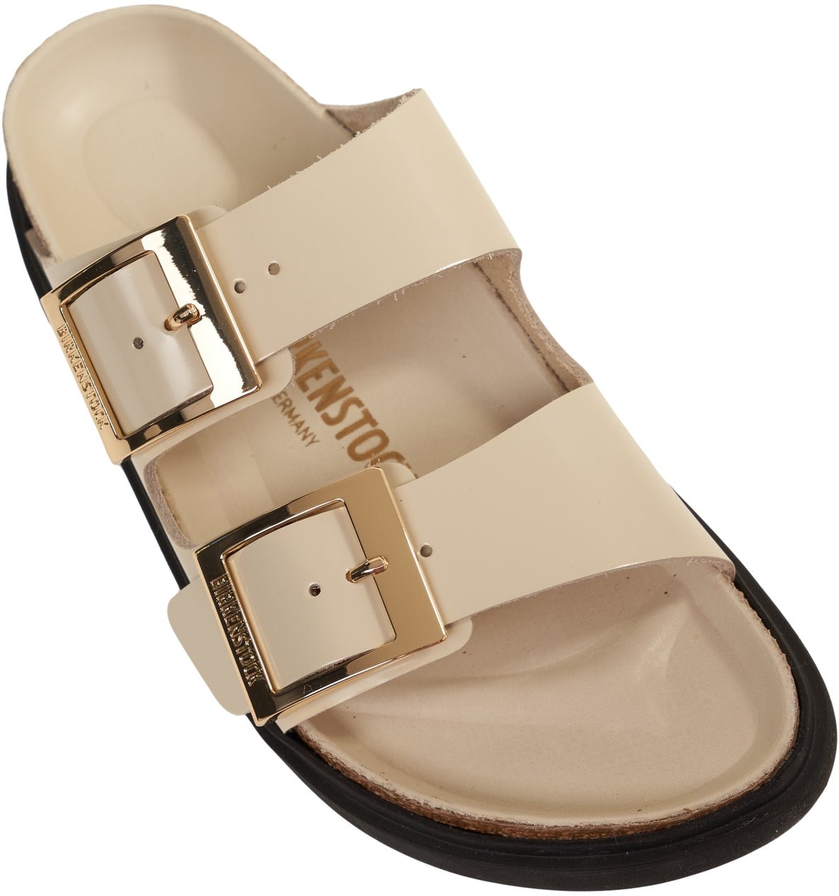 Birkenstock Sandals 'Arizona Droplet Buckle' Beige