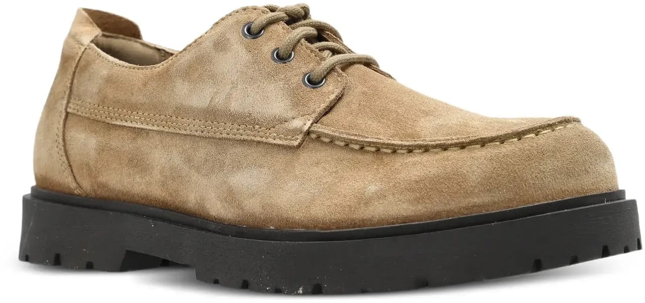 Birkenstock Highwood Moc Lace Low Suède Gray Taupe Divers