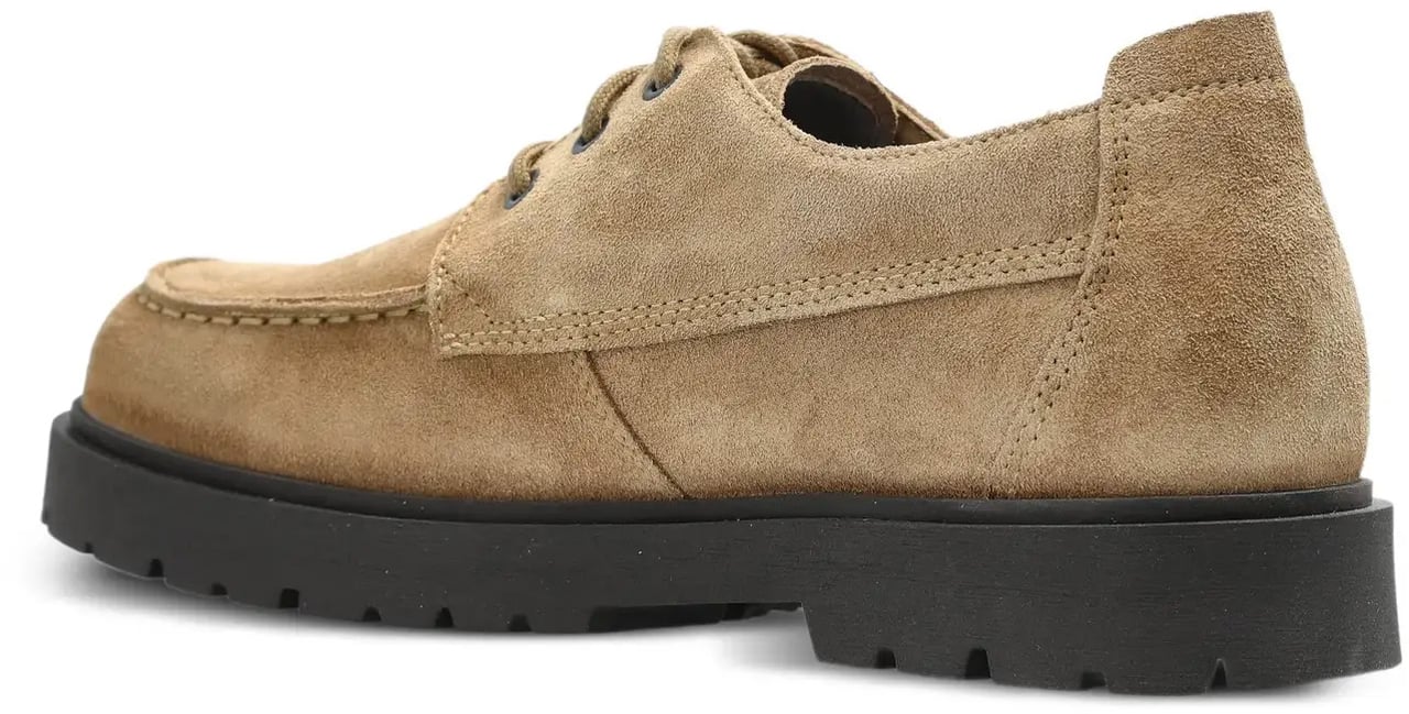 Birkenstock Highwood Moc Lace Low Suède Gray Taupe Divers