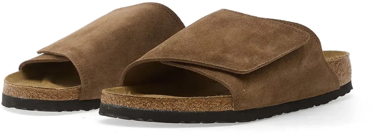 Birkenstock Solana Vl Suede Leather Unisex Dark Bruin