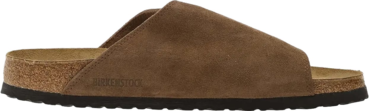 Birkenstock Solana Vl Suede Leather Unisex Dark Bruin