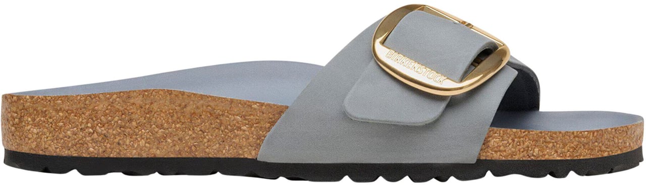 Birkenstock Birkenstock Madrid Big Buckle Narrow Slippers Lichtgrijs 1032090 Grijs