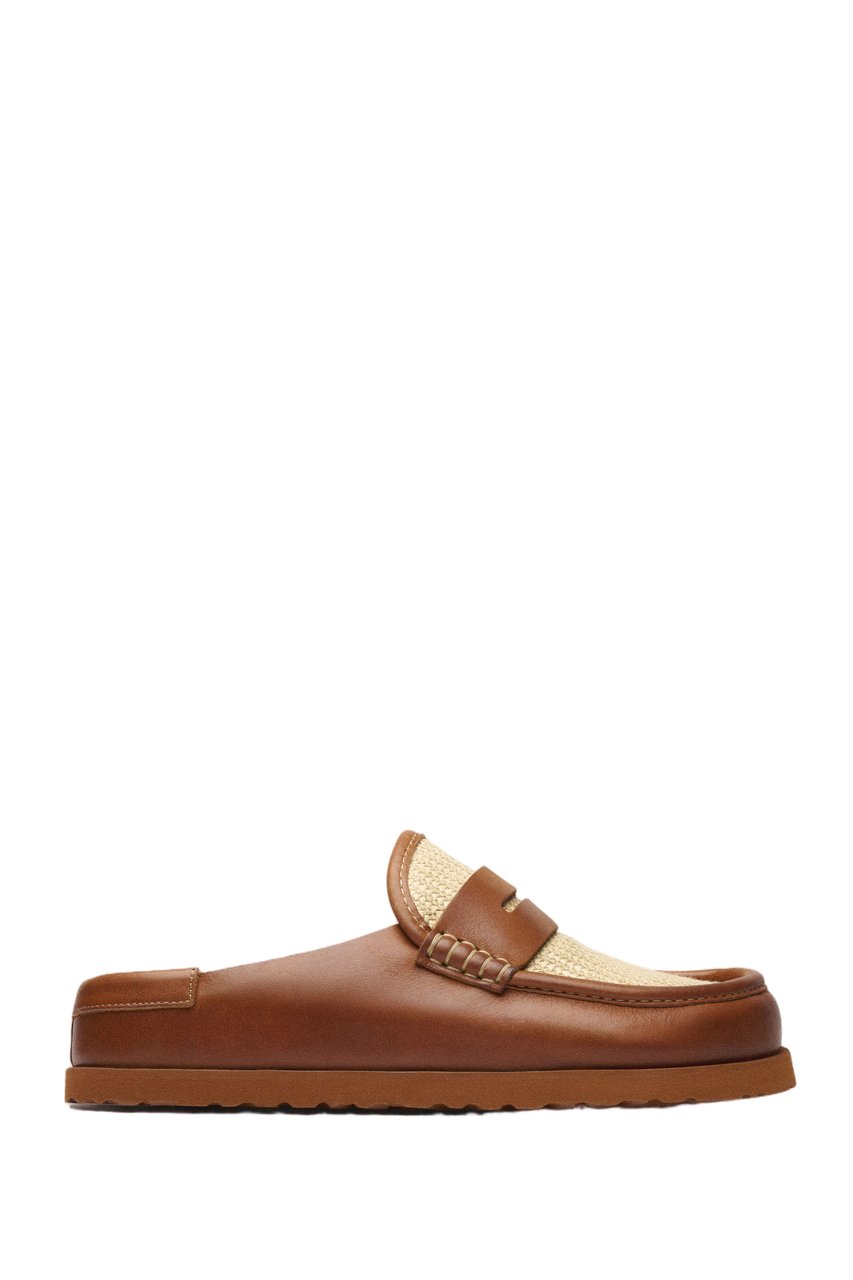Birkenstock Canvas Naples Wrapped Outsole Loafers Bruin