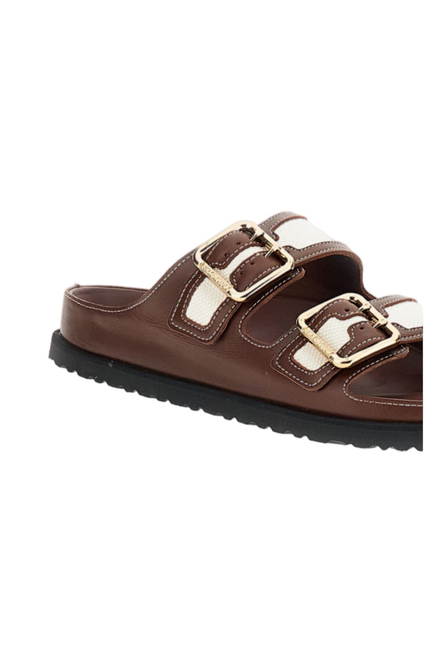 Birkenstock Light Canvas Arizona Double-Strap Sandals Bruin