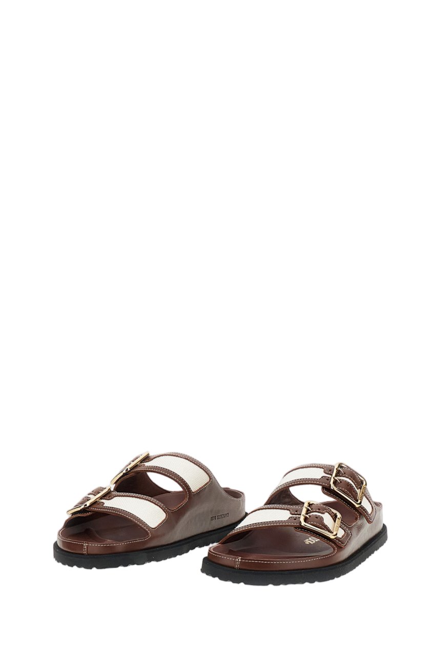Birkenstock Light Canvas Arizona Double-Strap Sandals Bruin