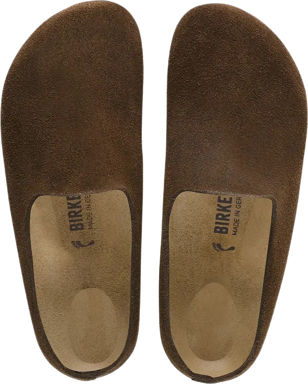 Birkenstock Amsterdam Wrapped Suede Leather Unisex Carafe Bruin