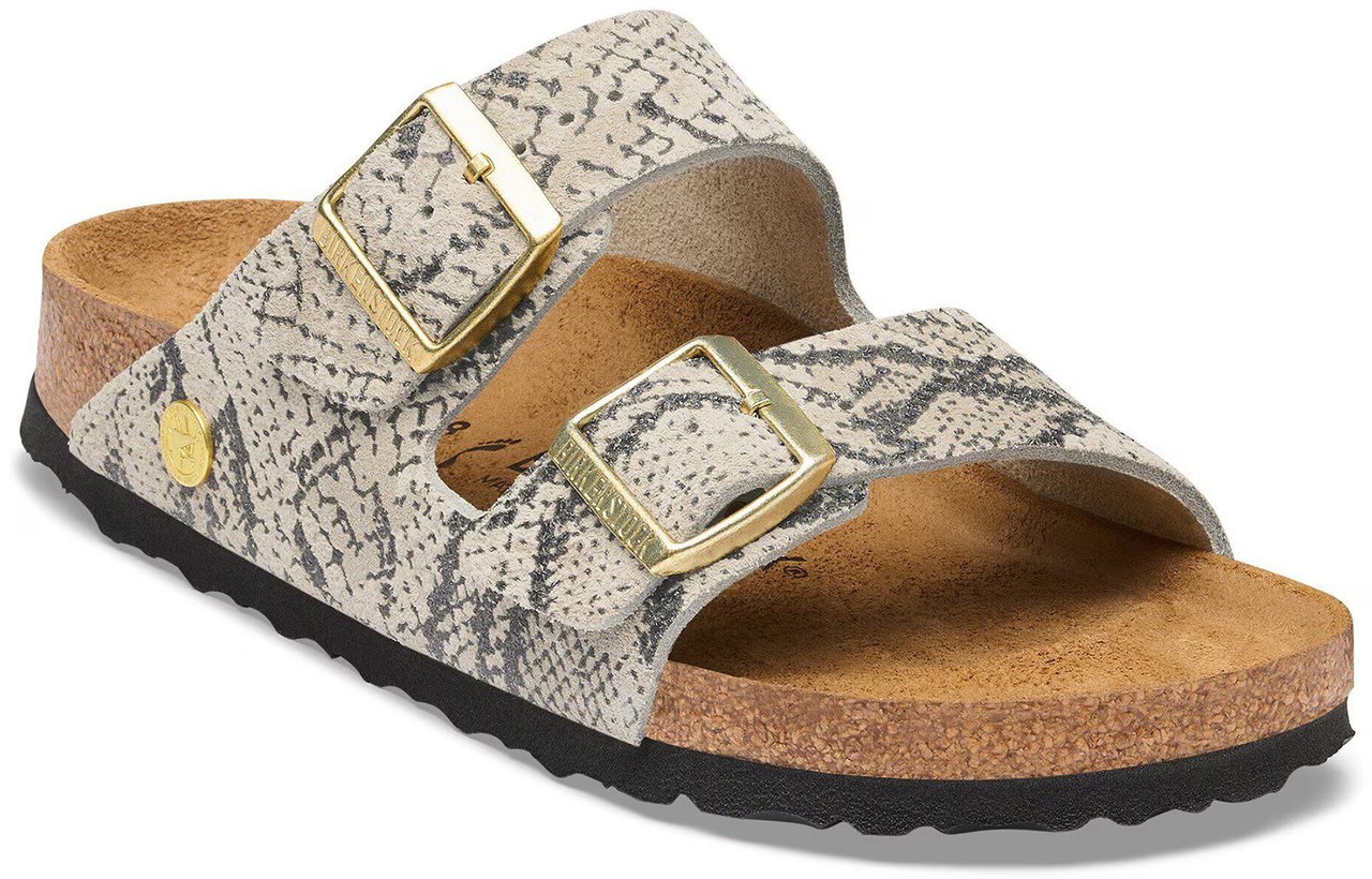 Birkenstock Sandals Snake Oyster Taupe