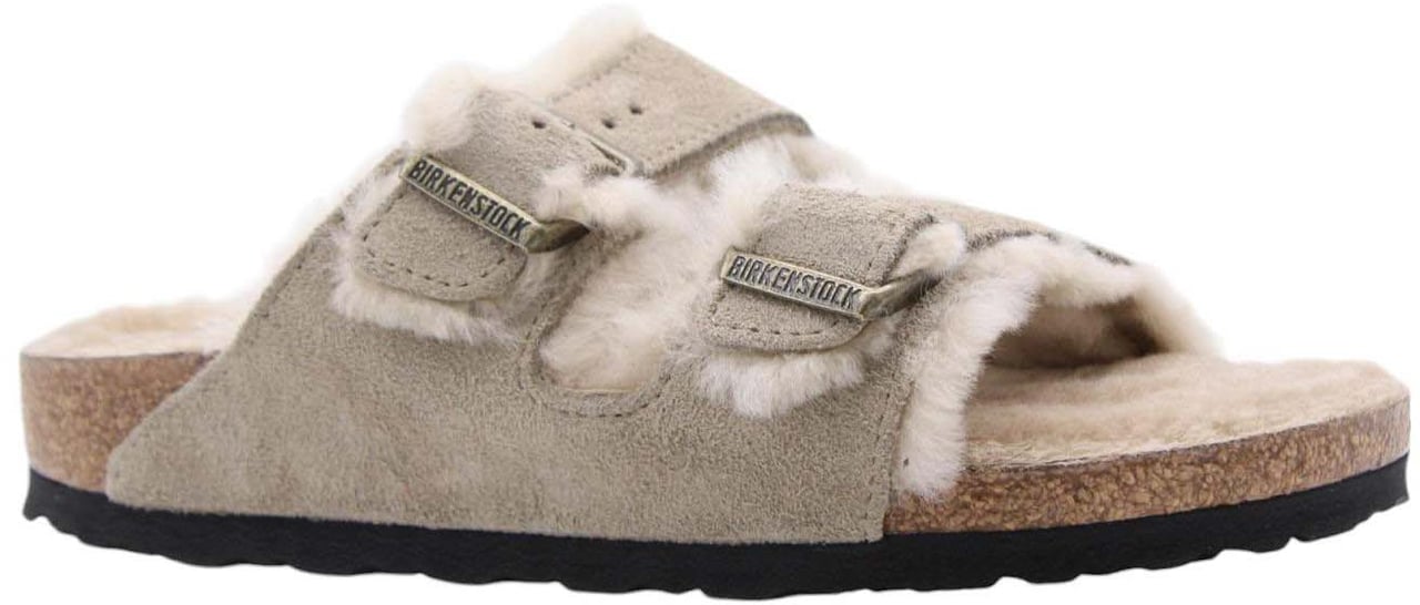 Birkenstock Slipper Taupe Taupe