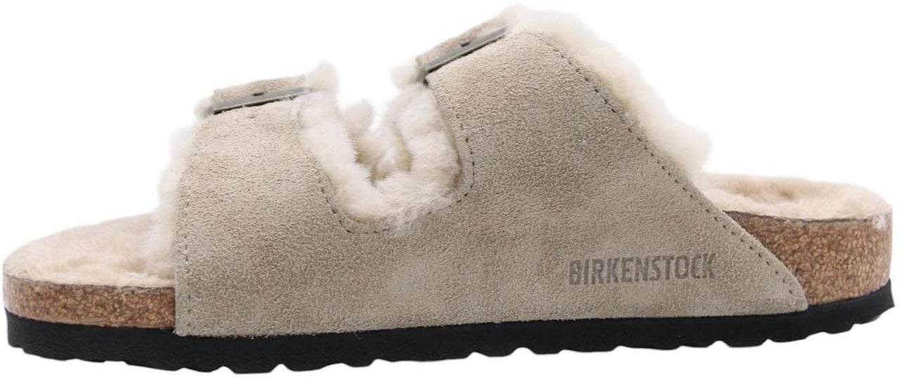 Birkenstock Slipper Taupe Taupe