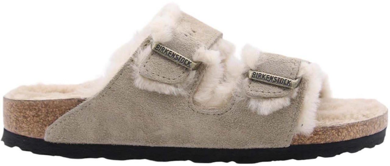 Birkenstock Slipper Taupe Taupe