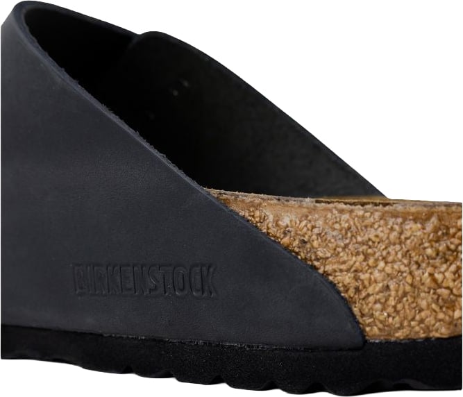 Birkenstock Black Synthetic Slippers Zwart