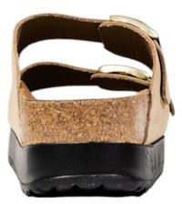 Birkenstock Beige Synthetic Platform Sandals Beige