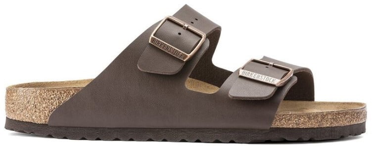 Birkenstock Birkenstock Arizona Birko-Flor Dark Brown Zwart