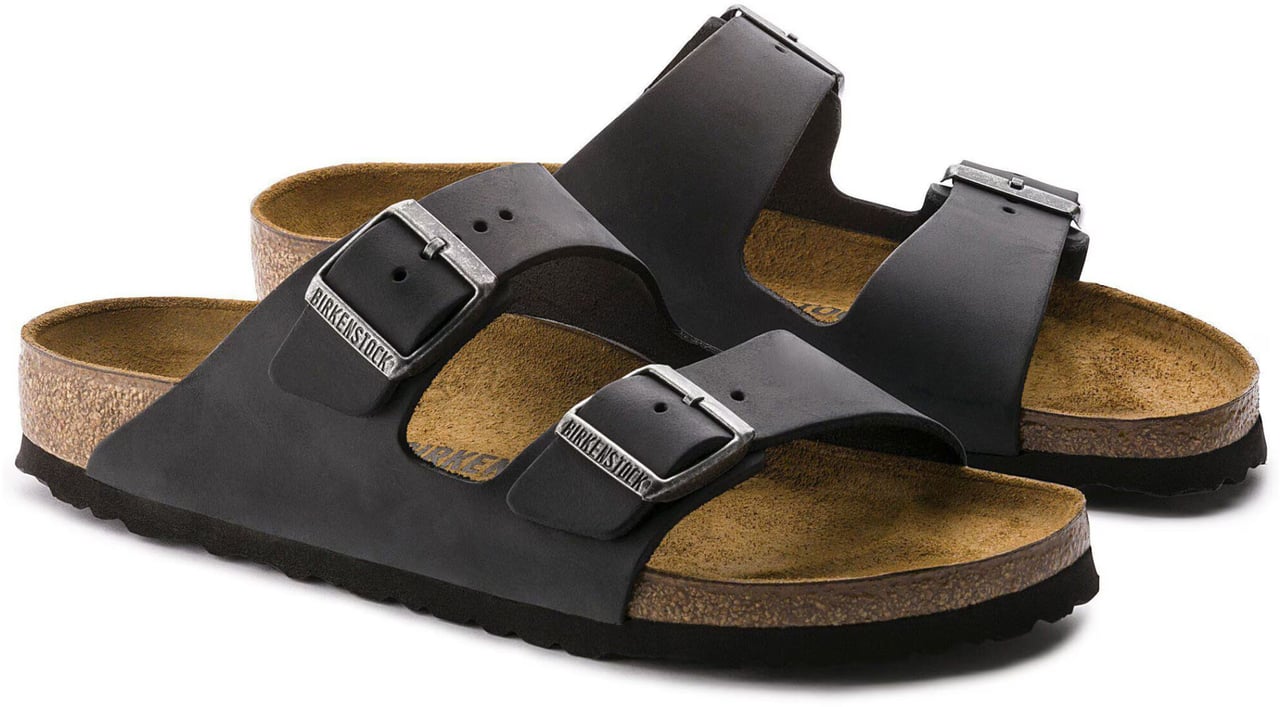 Birkenstock Arizona Regular Slippers Zwart 552111 Zwart