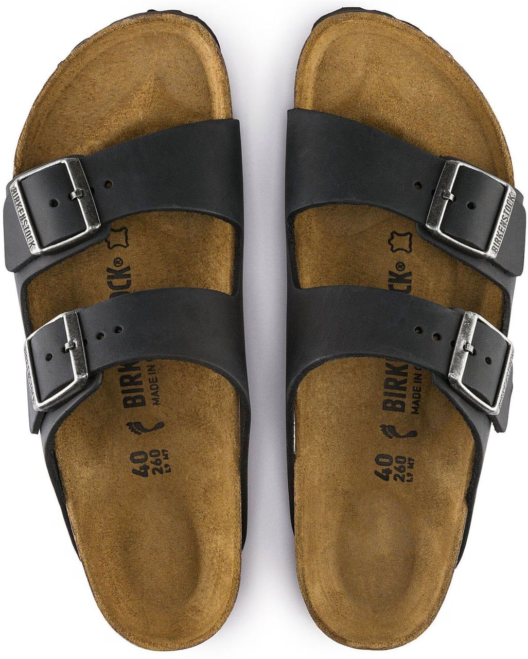 Birkenstock Arizona Regular Slippers Zwart 552111 Zwart