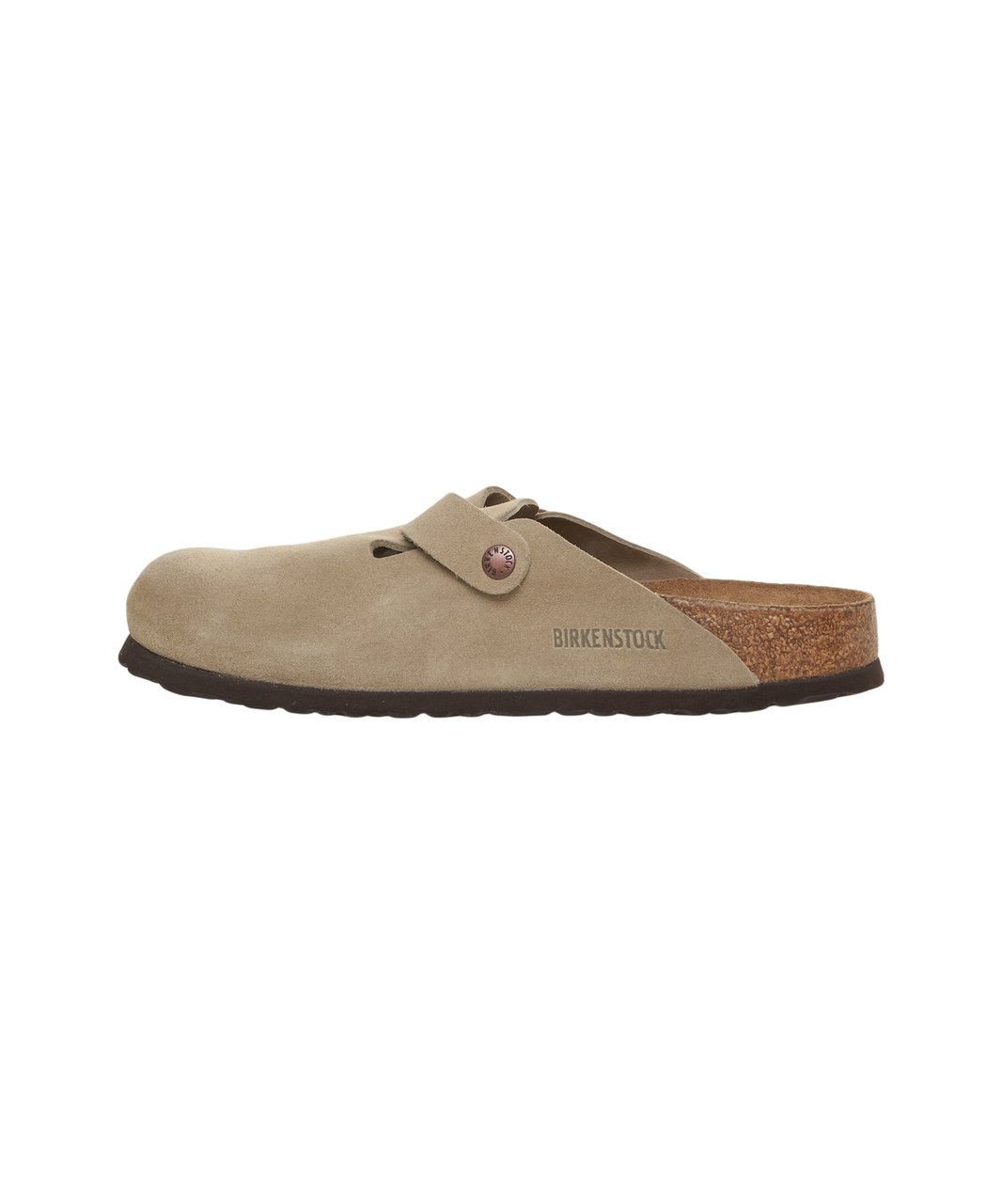 Birkenstock Zoccolo scamosciato 'Boston' Beige