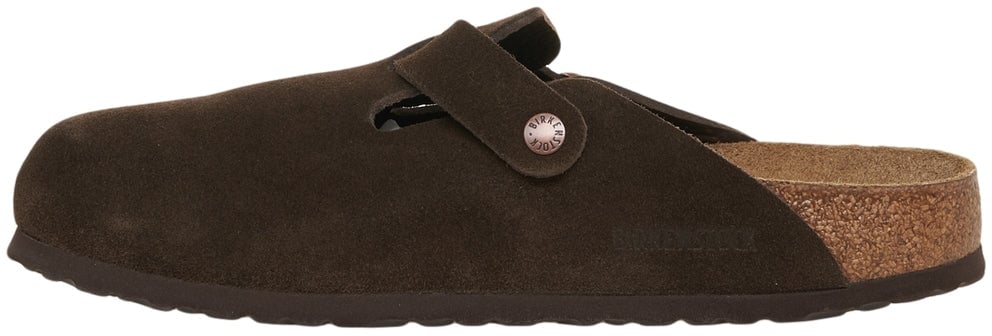 Birkenstock Suede clogs 'Boston' Bruin
