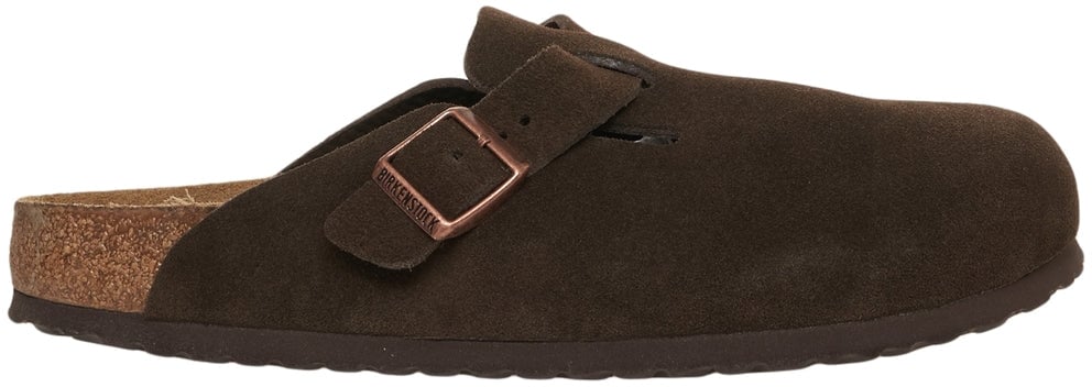 Birkenstock Suede clogs 'Boston' Bruin