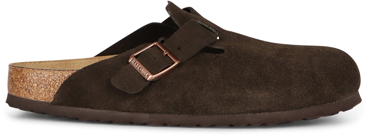 Birkenstock Boston Suede mules Bruin