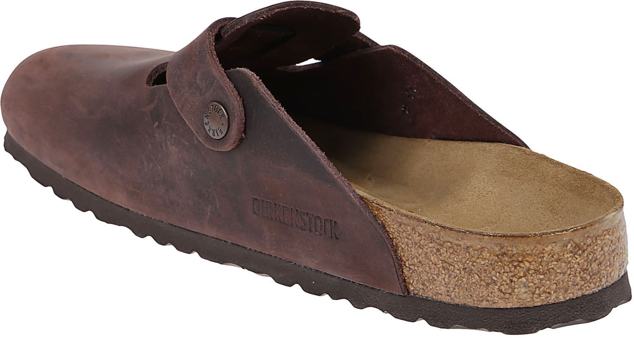 Birkenstock Boston Sliders Brown Bruin